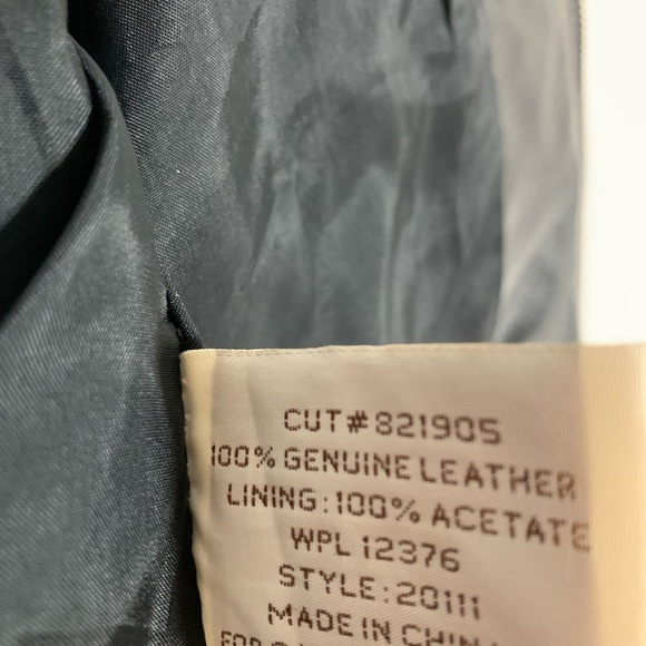 Vintage Pioneer Wear Leather Jacket Black Size Medium - Picture 14 of 14